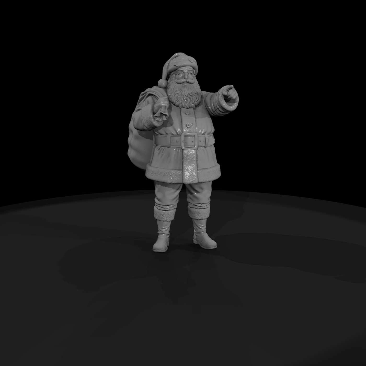 Santa Claus with Toy Sack