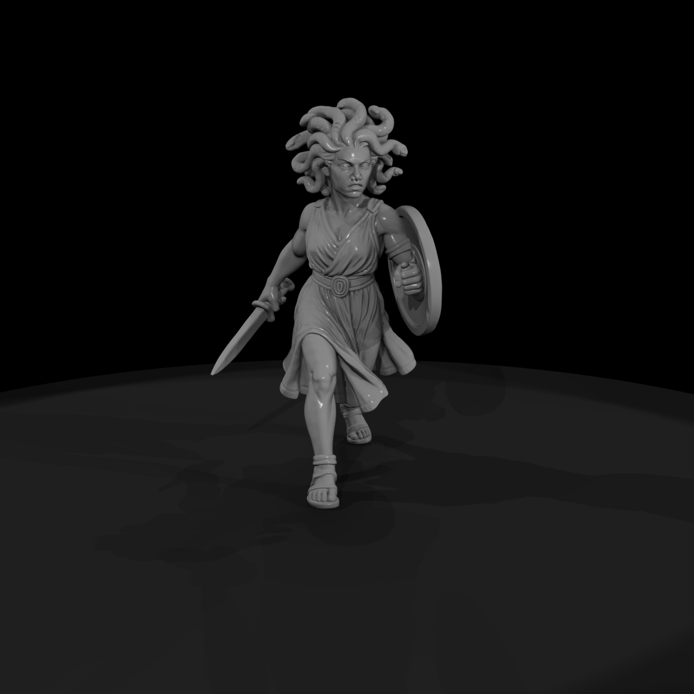 Myth 0282 Mythology Medusa Miniature Figure