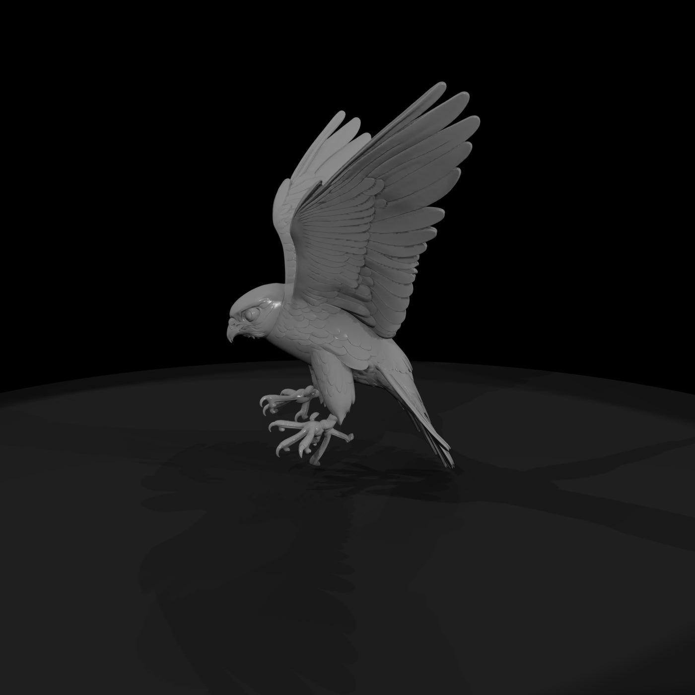 perching-falcon-miniature-sculpted-diorama-bird-404946