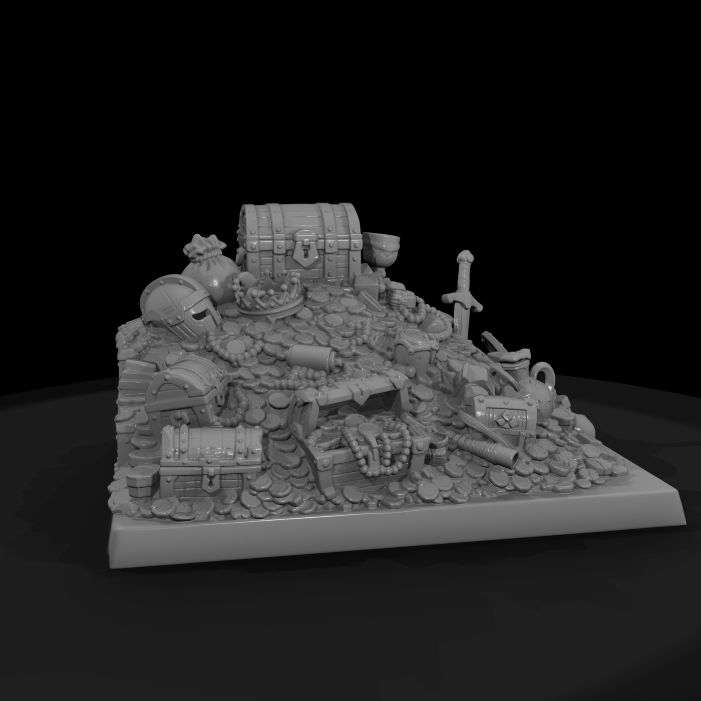 Pirate Treasure Hoard Pile