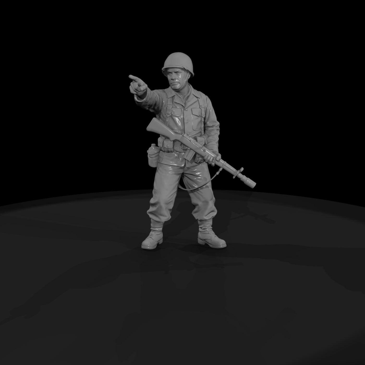Ww2 Army 035 Wwii U S Army Grenadier Figure