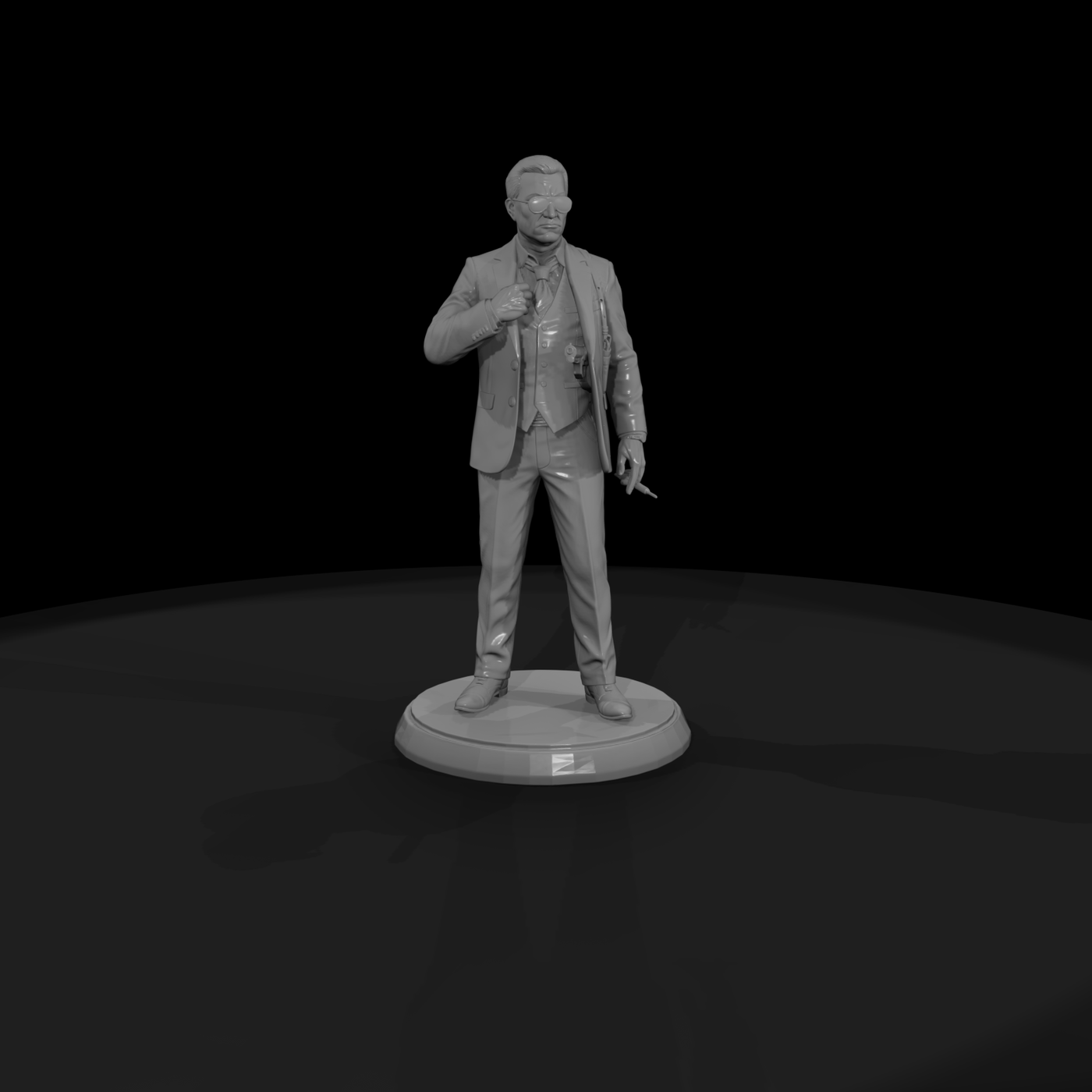 Sharp-Suited Crime Boss