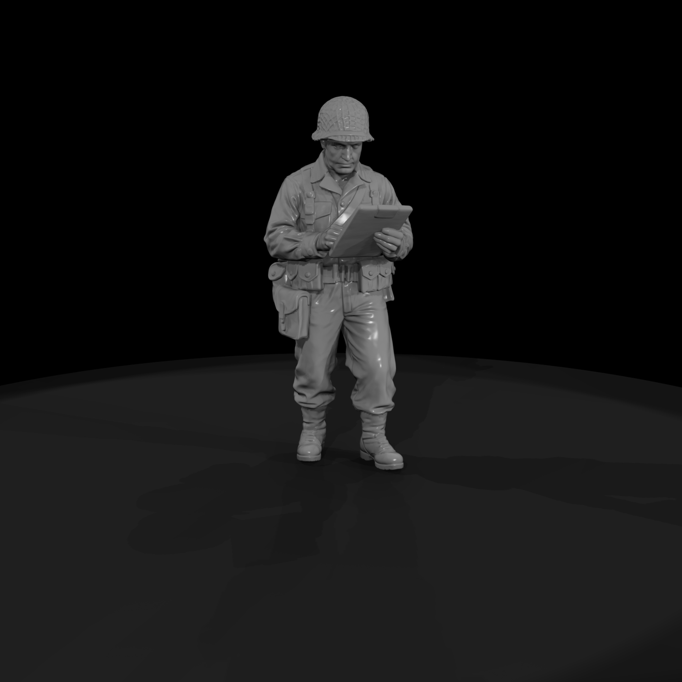 Ww2 Army 078 Wwii U S Army Platoon Leader Figure
