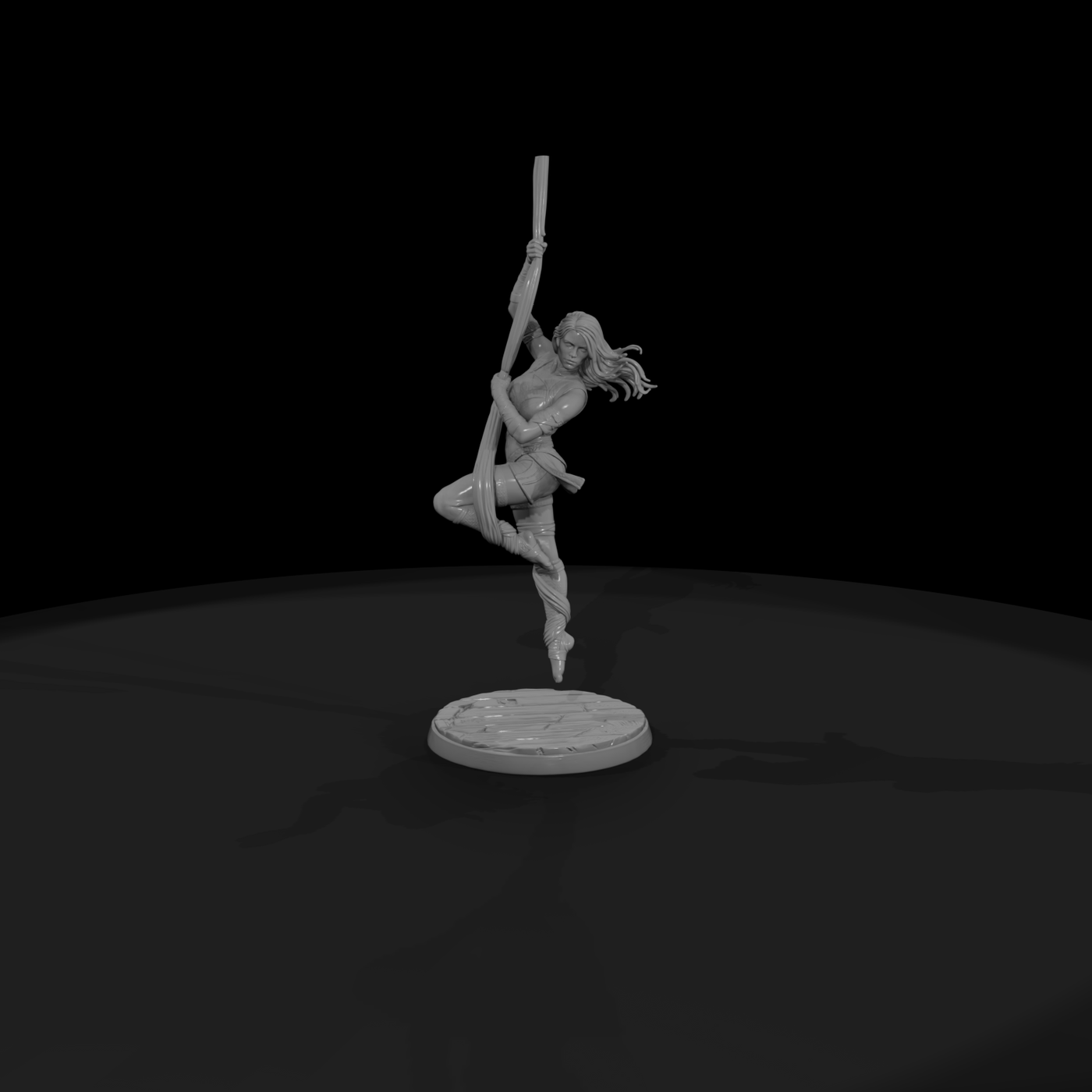 Poparc 0441 Aerial Silk Performer Alternate Pose