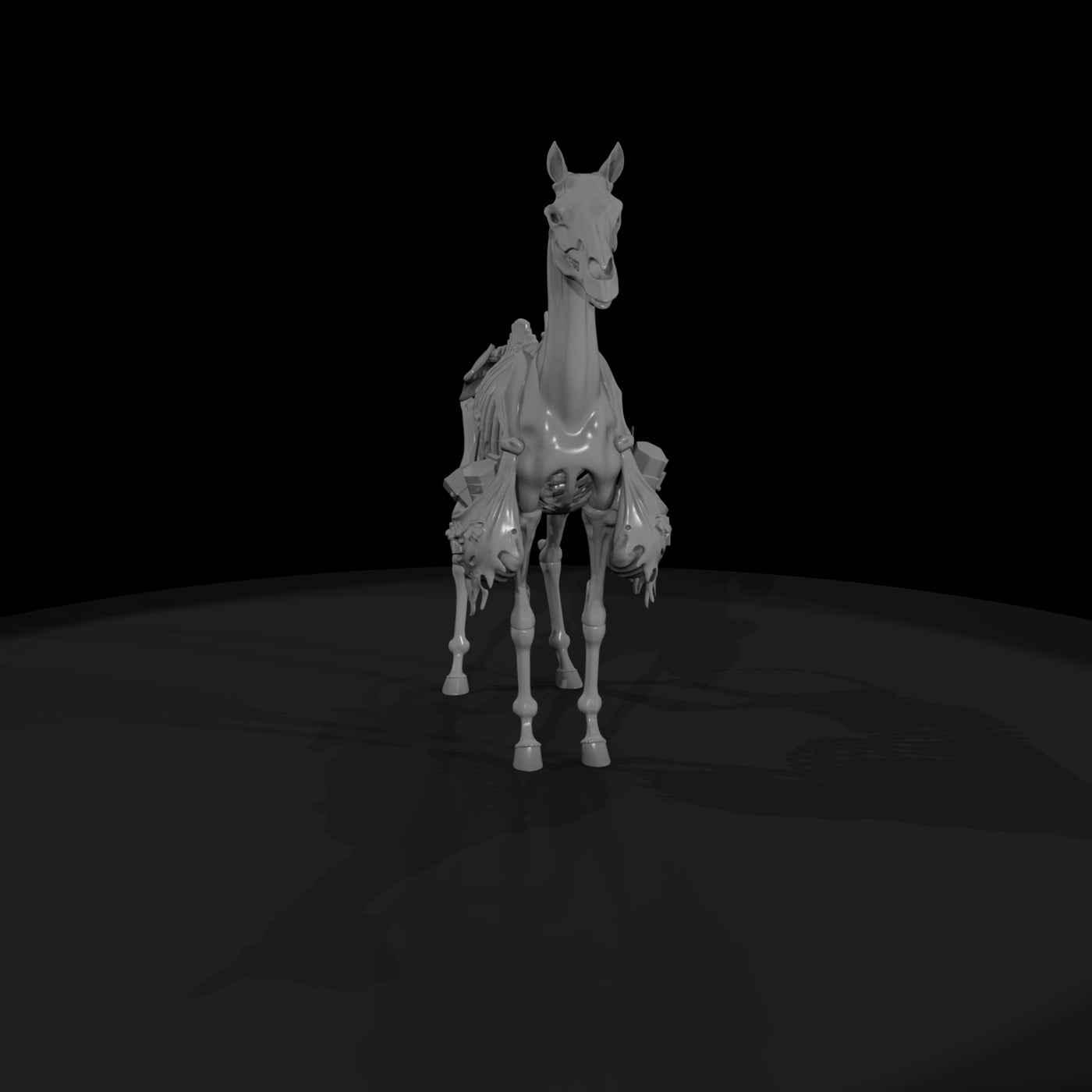 skeleton-horse