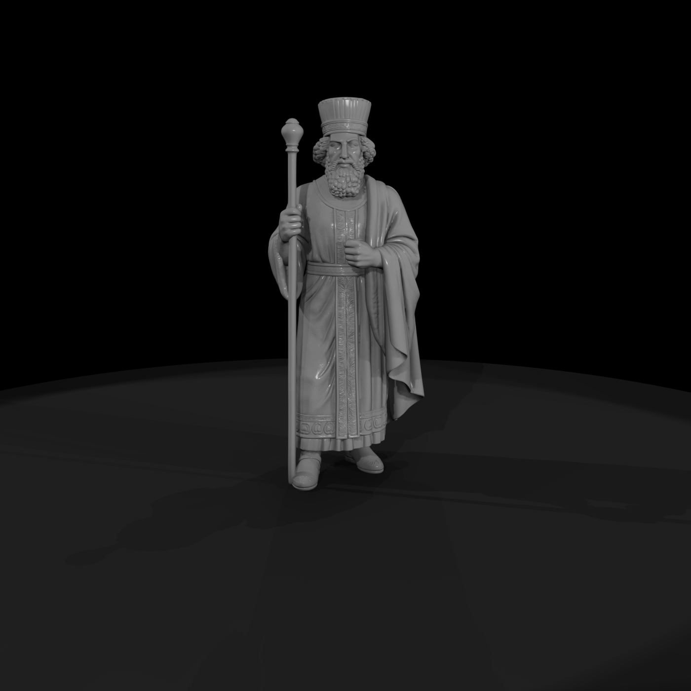 Hist 0013 Historical Xerxes I Miniature Figure