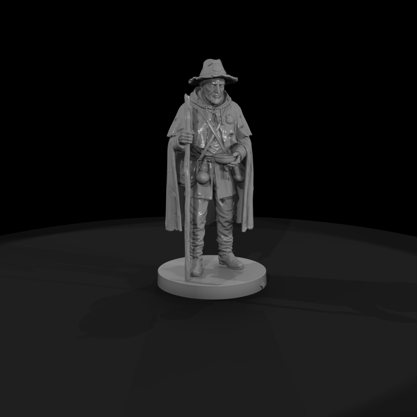 Vag 009 Medieval Wandering Pilgrim Beggar
