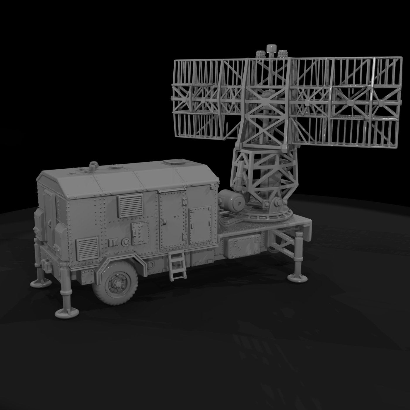 WWII Mobile Early-Warning Radar Truck