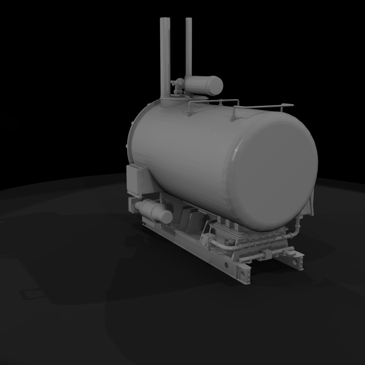 Industrial steam boiler