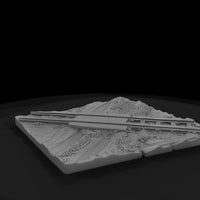 unpainted-stylized-railroad-track-diorama-base-s6x — thumbnail 5