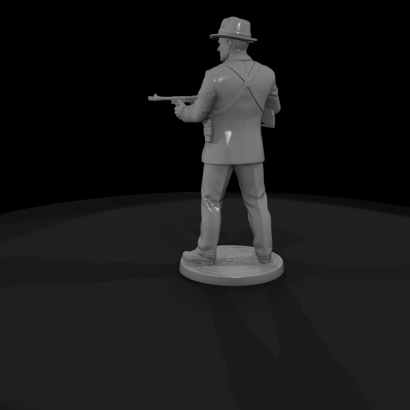 Crm 025 1920S Mobster Tommy Gunner