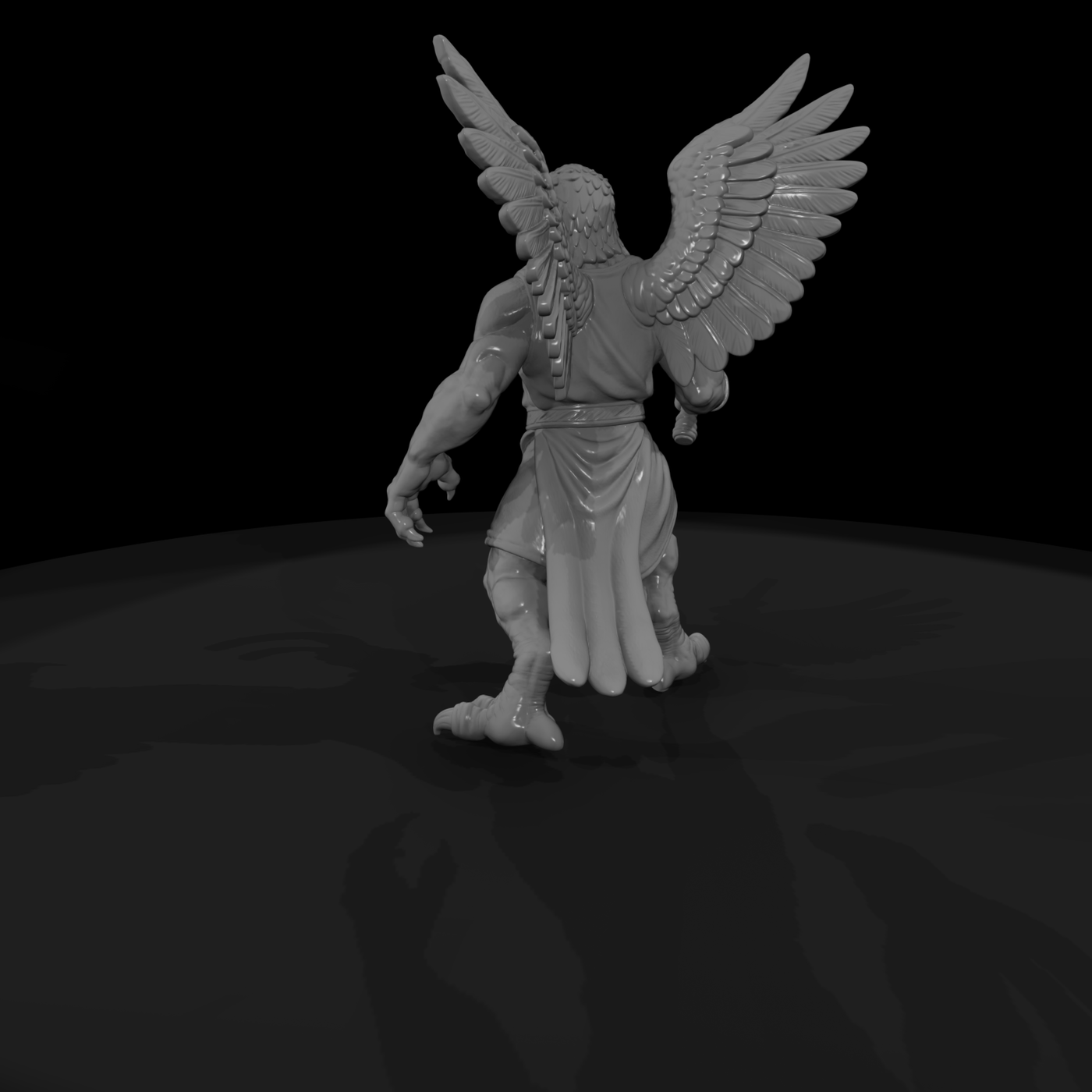Myth 0383 Mythology Anzu Bird Miniature Figure