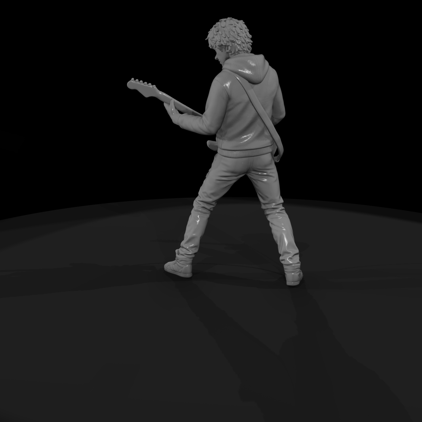 Poparc 0208 Garage Band Teen Guitarist Alternate P