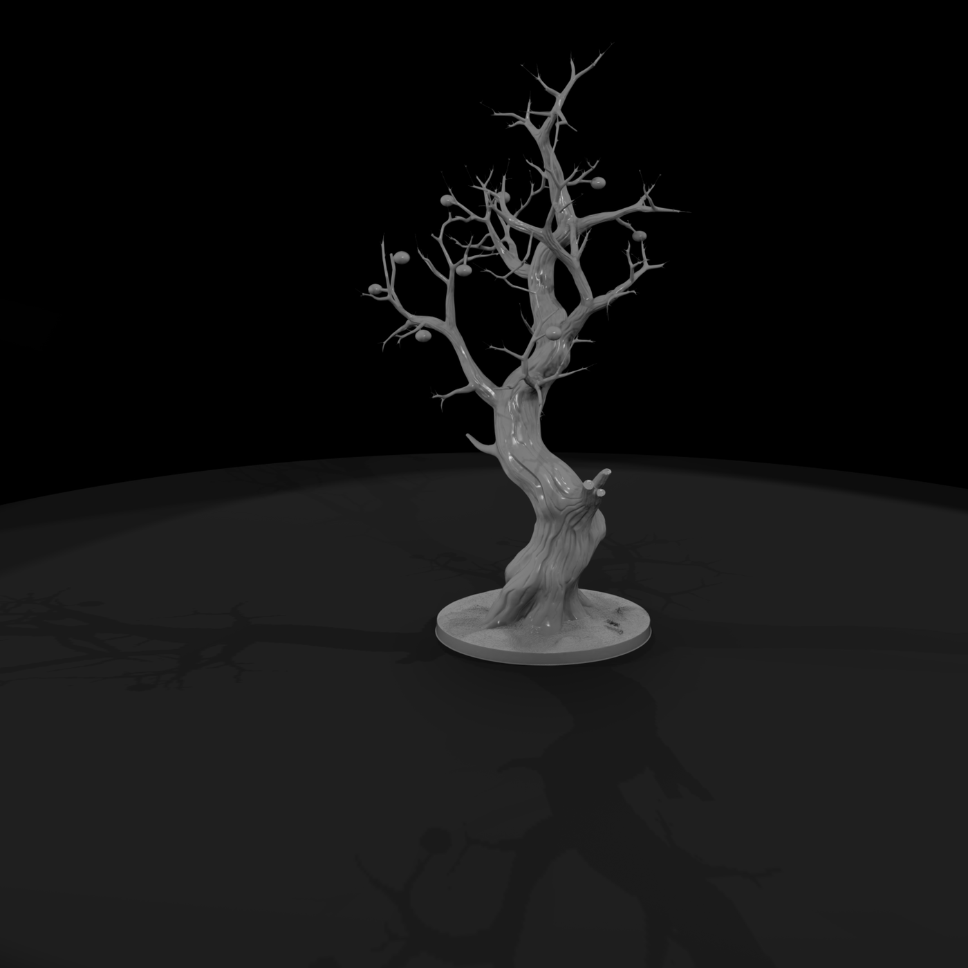 Stylized Bare Fruit Tree — & Railway Layouts
