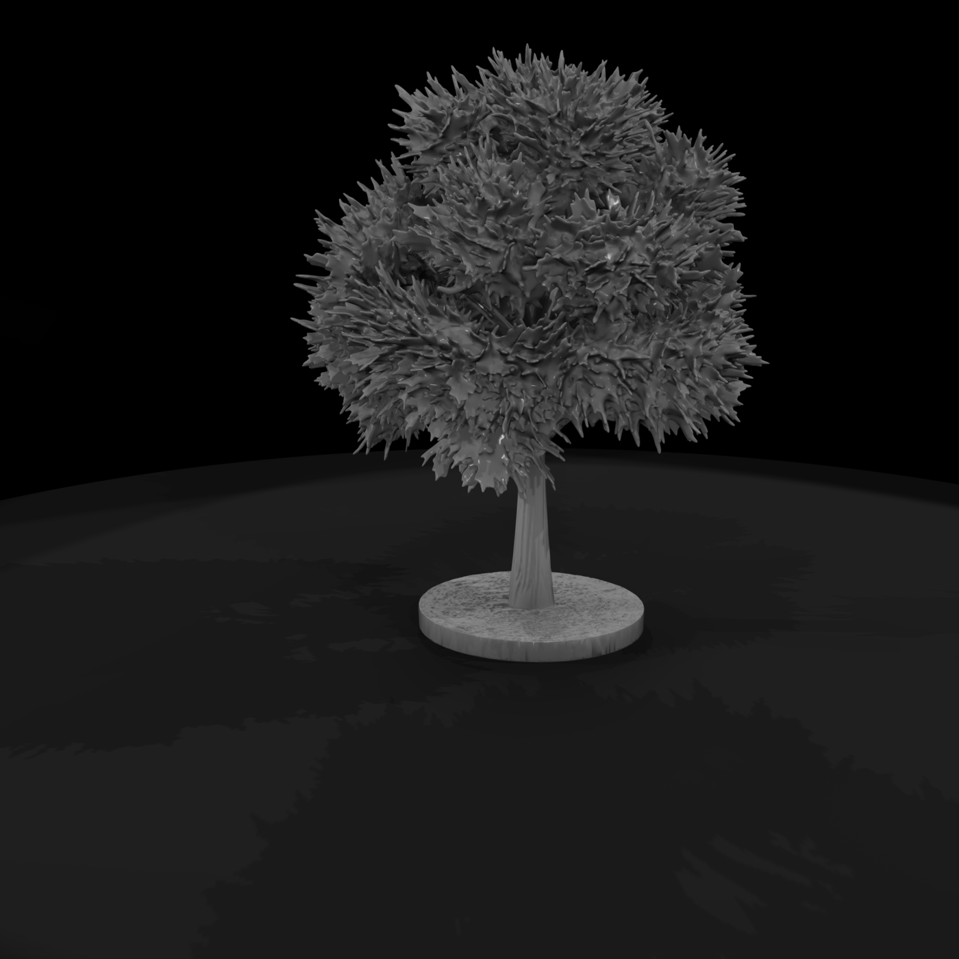 Stylized Maple Tree — Low‑Poly & Model Railway Tree