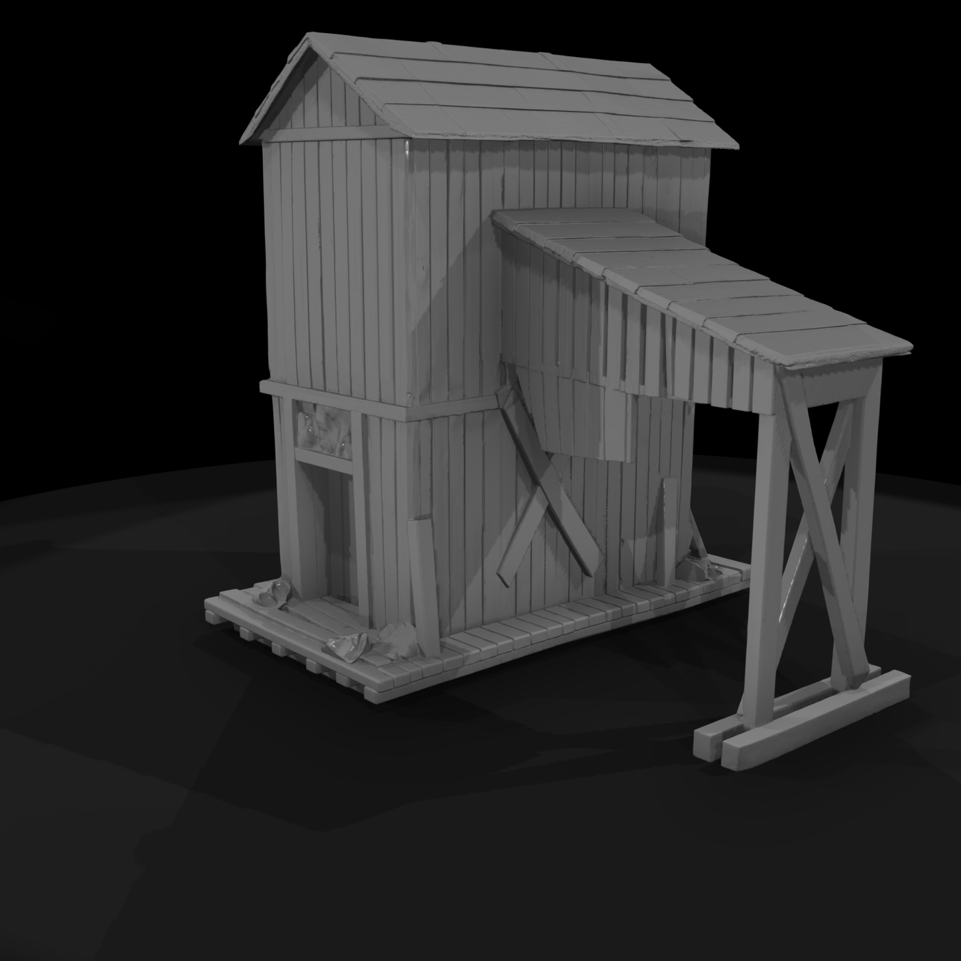 Weathered Mining Shack