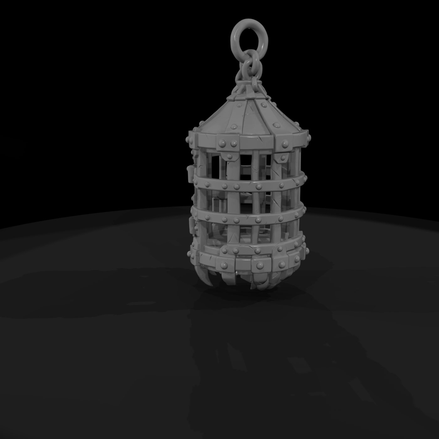 Hanging Iron Gibbet Prison Cage