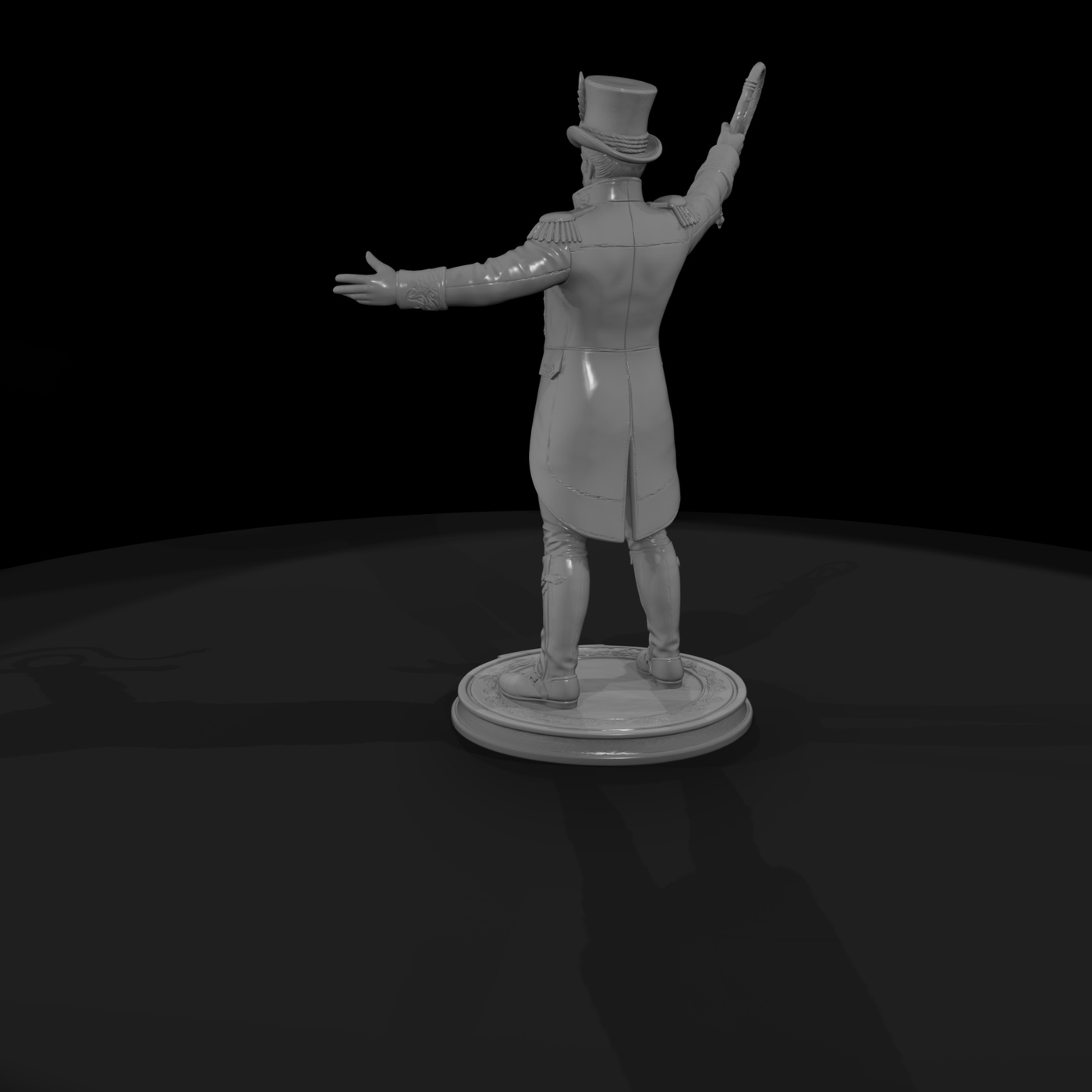 Circus Ringmaster with Whip