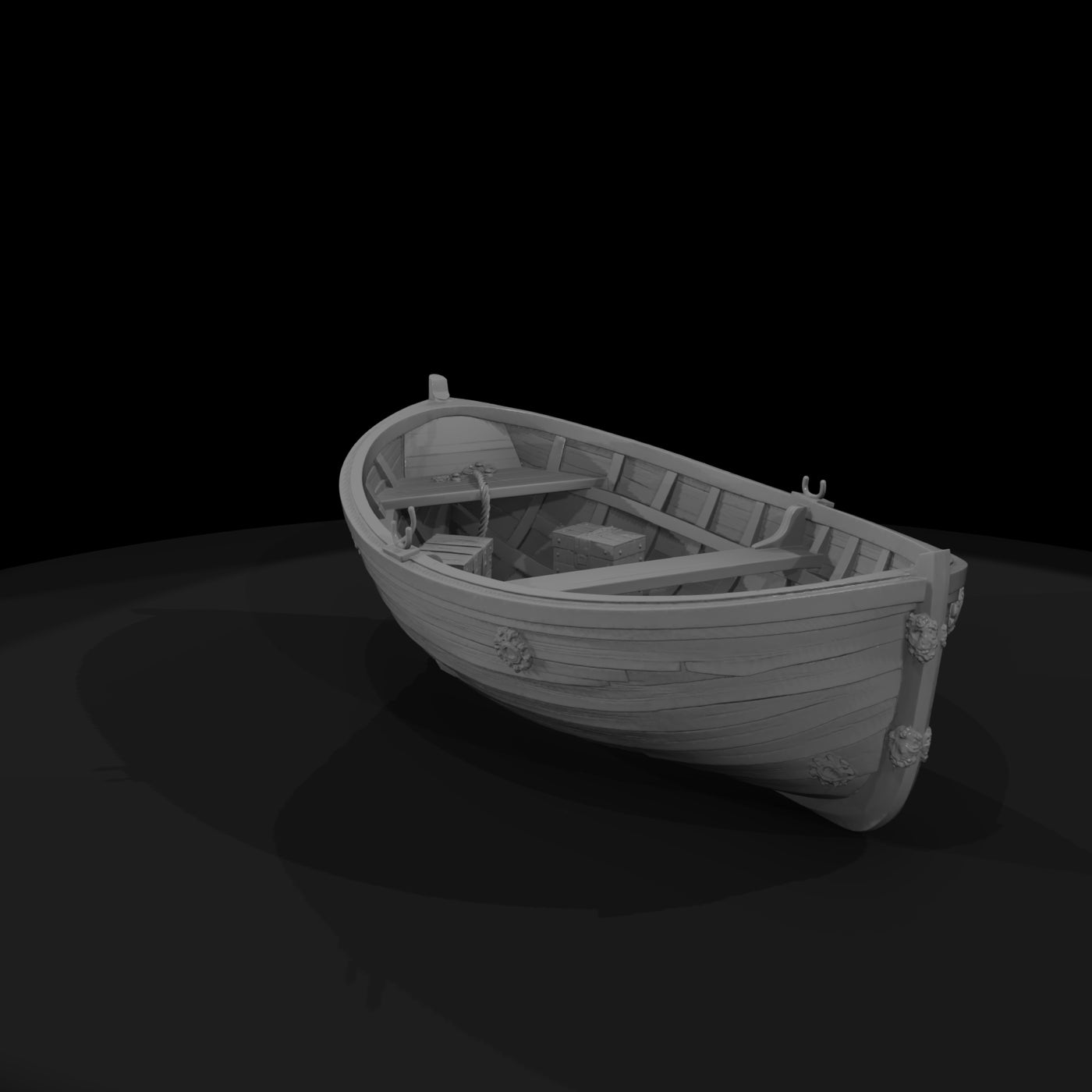 planked-wooden-rowboat-with-chest-287002