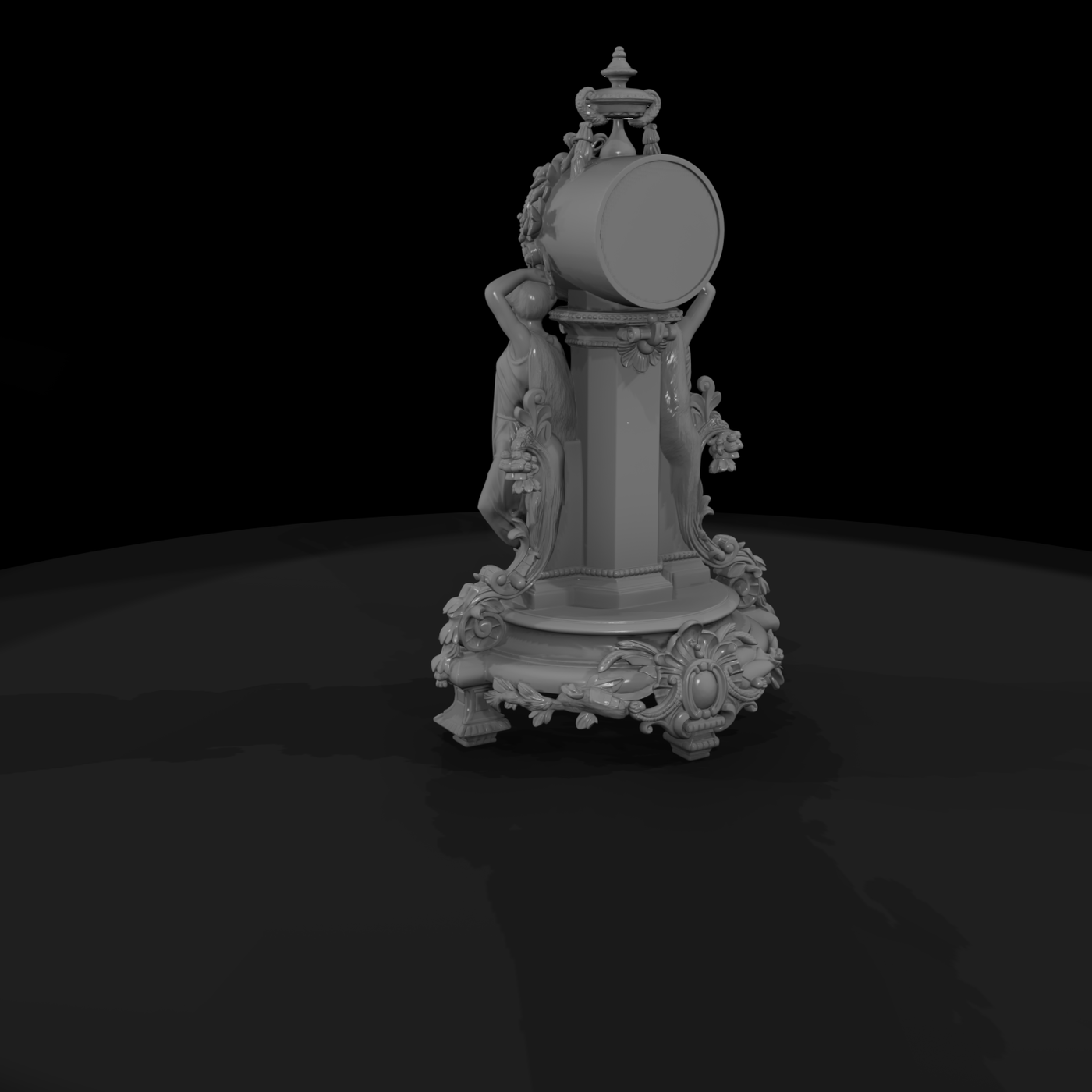 20260612 Ornate Golden Mantel Clock 89Dd4Dafe9