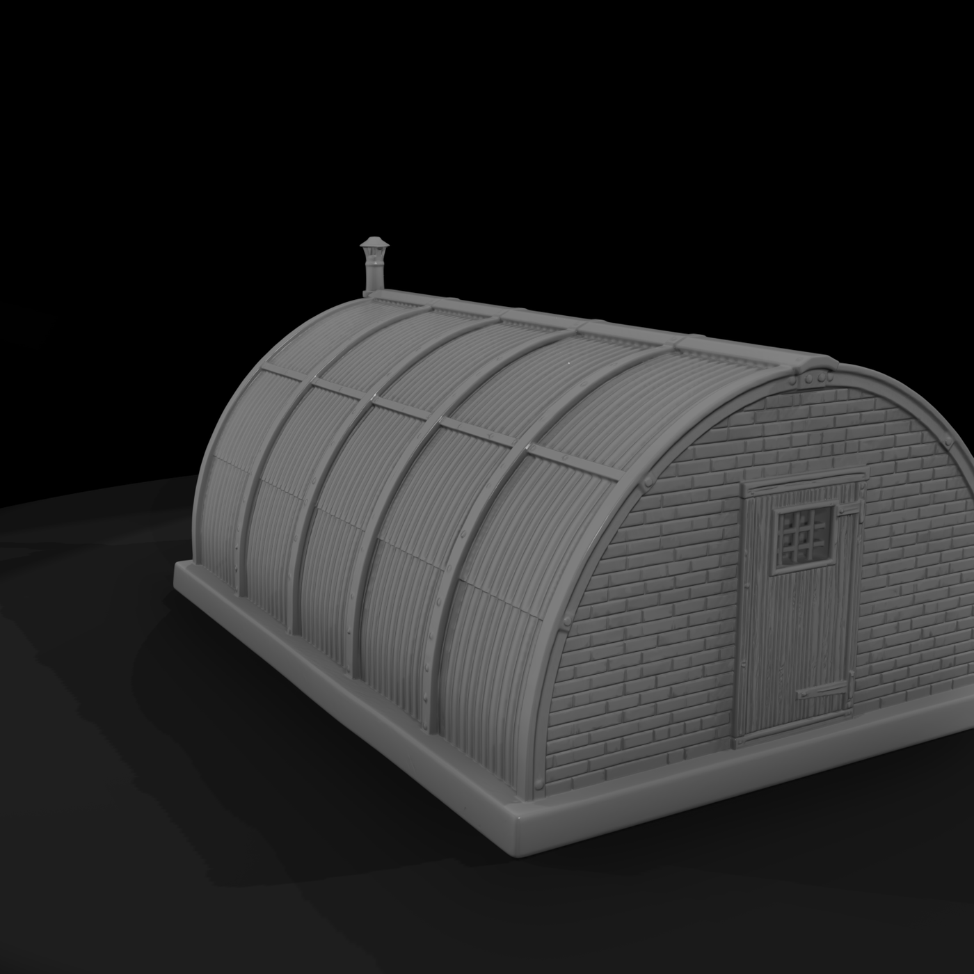 WWII Nissen Hut Barracks