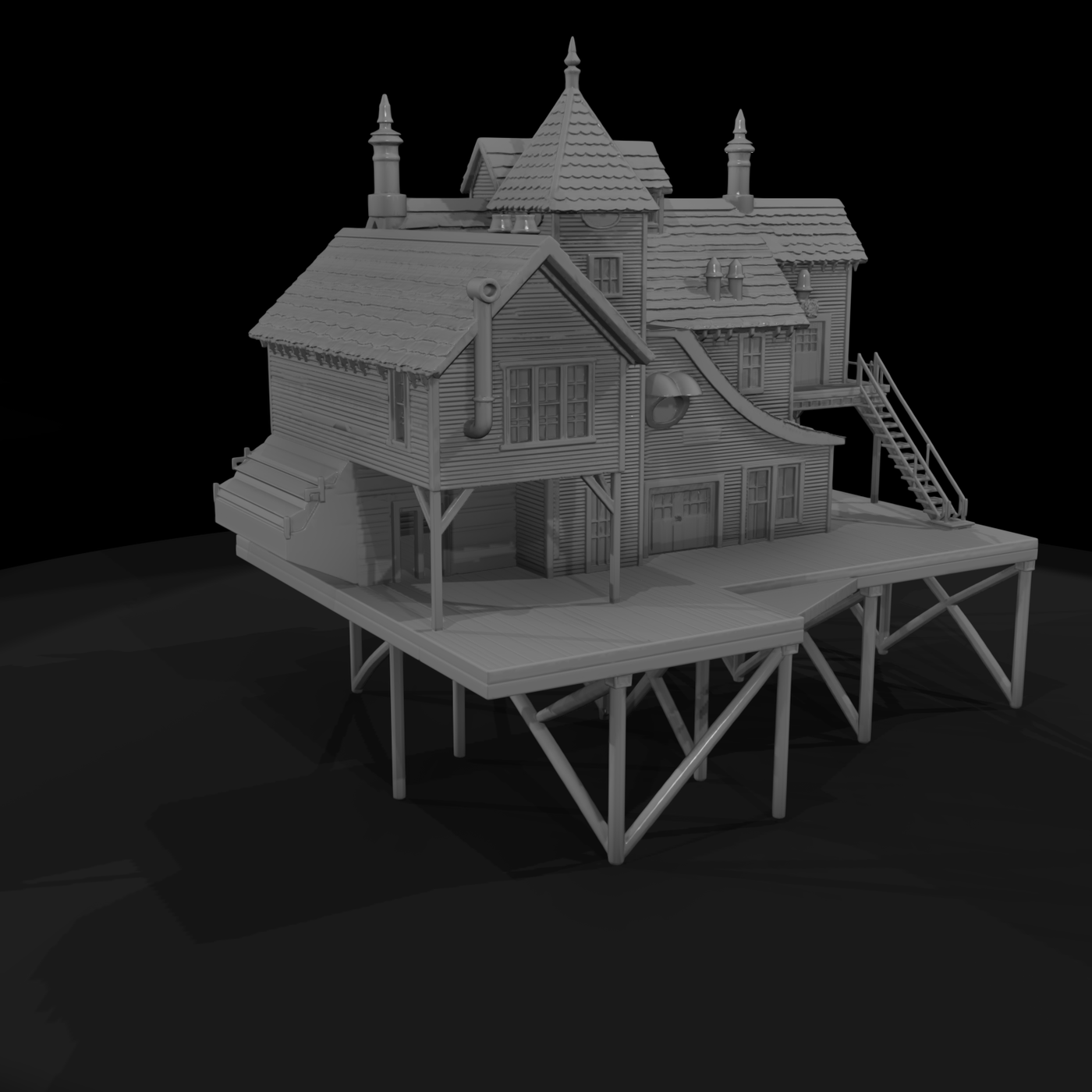 Victorian Stilted Pier House
