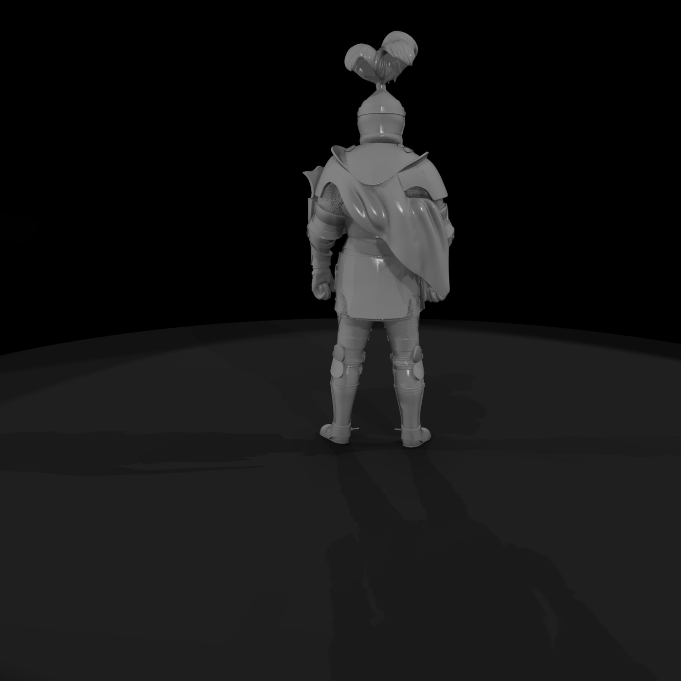 Stylized Medieval Knight Plate Armor — Accessory