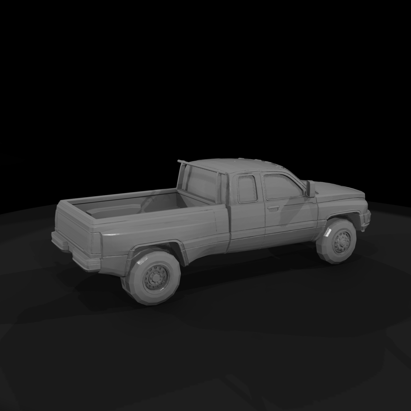Dually Heavy-Duty Pickup Truck
