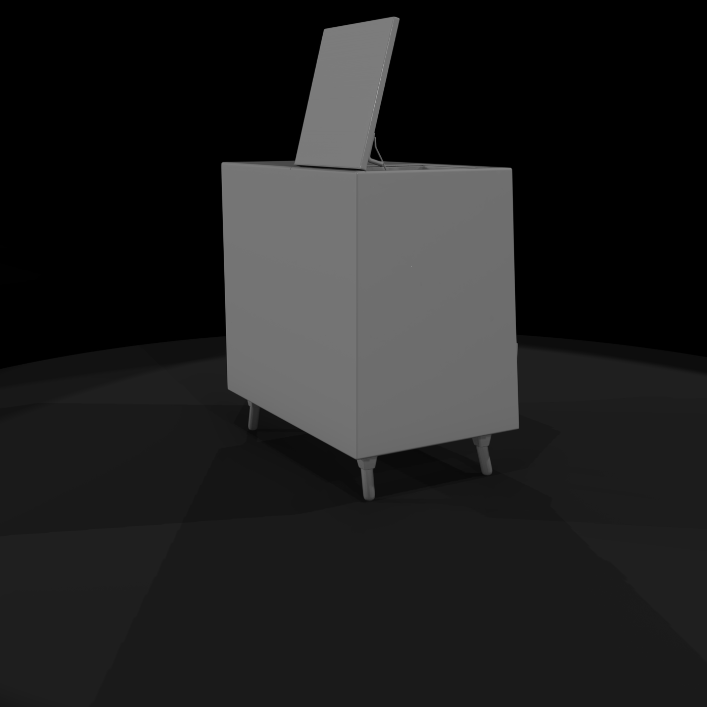 Mid-century TV & Radio Console
