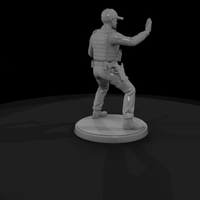 Modern Police Officer Signalling Halt — thumbnail 6