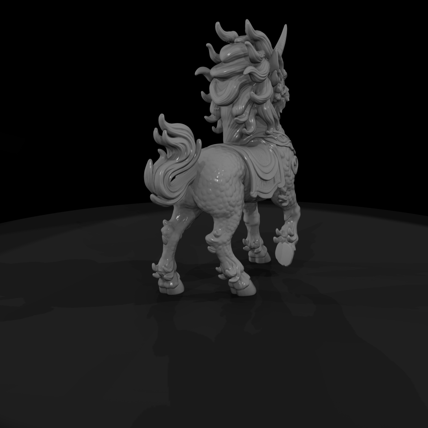 Myth 0469 Mythology Kirins Kirin Guardian Miniatur