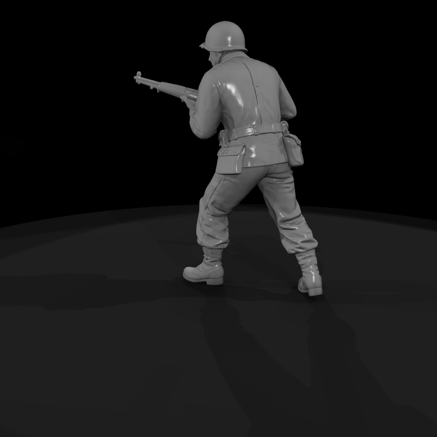 Ww2 Army 097 Wwii U S Army Rifleman Figure