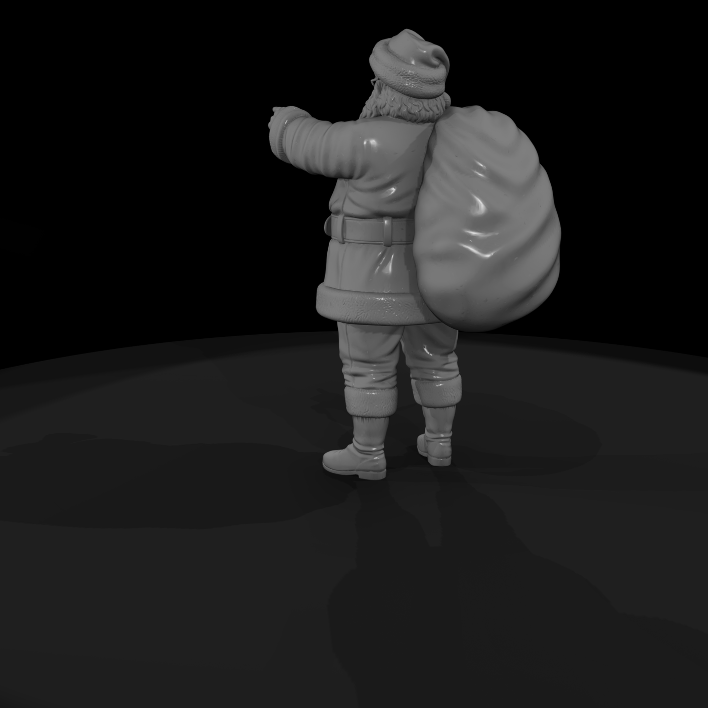 Santa Claus with Toy Sack