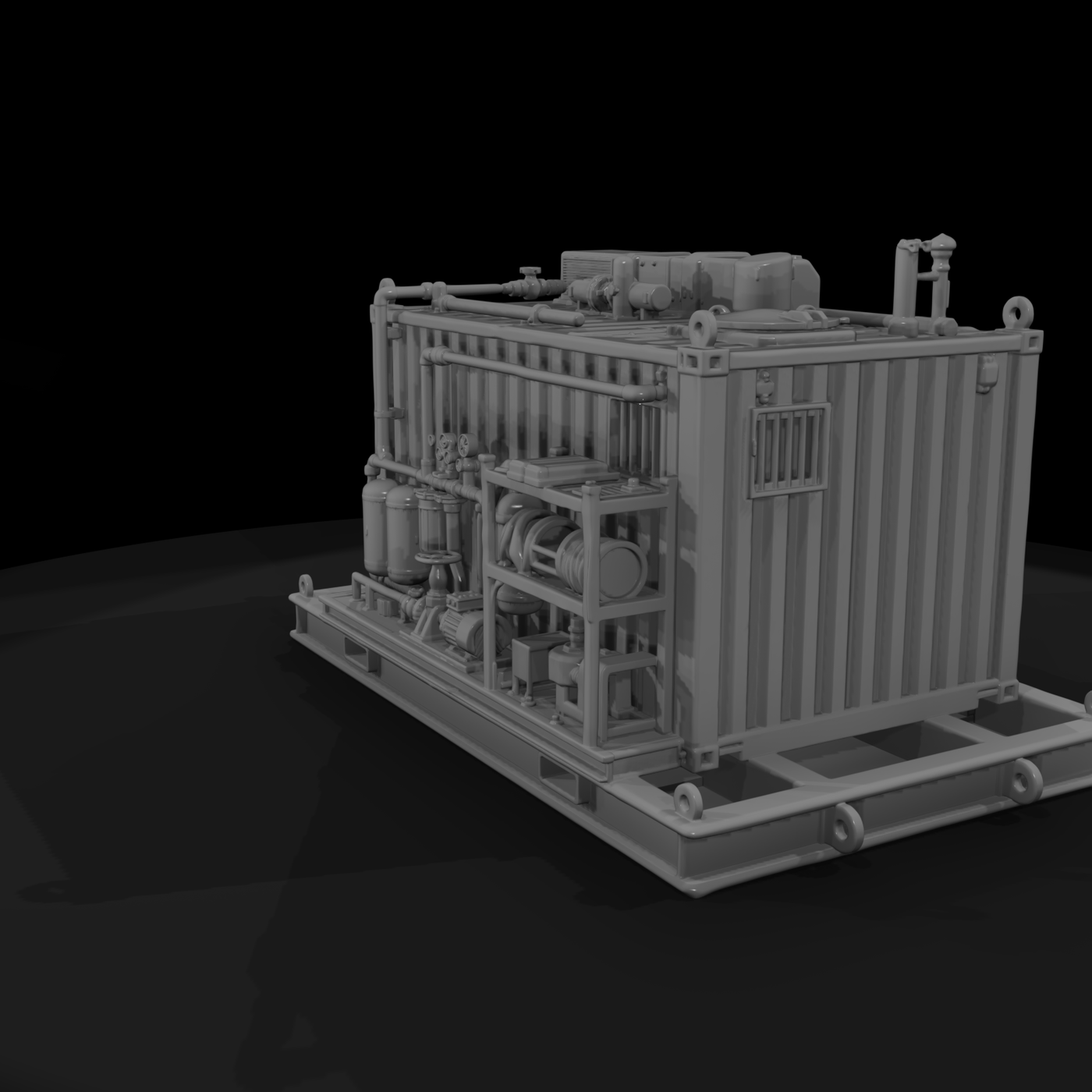 Mil 222 1980S Cold War Water Treatment Skid