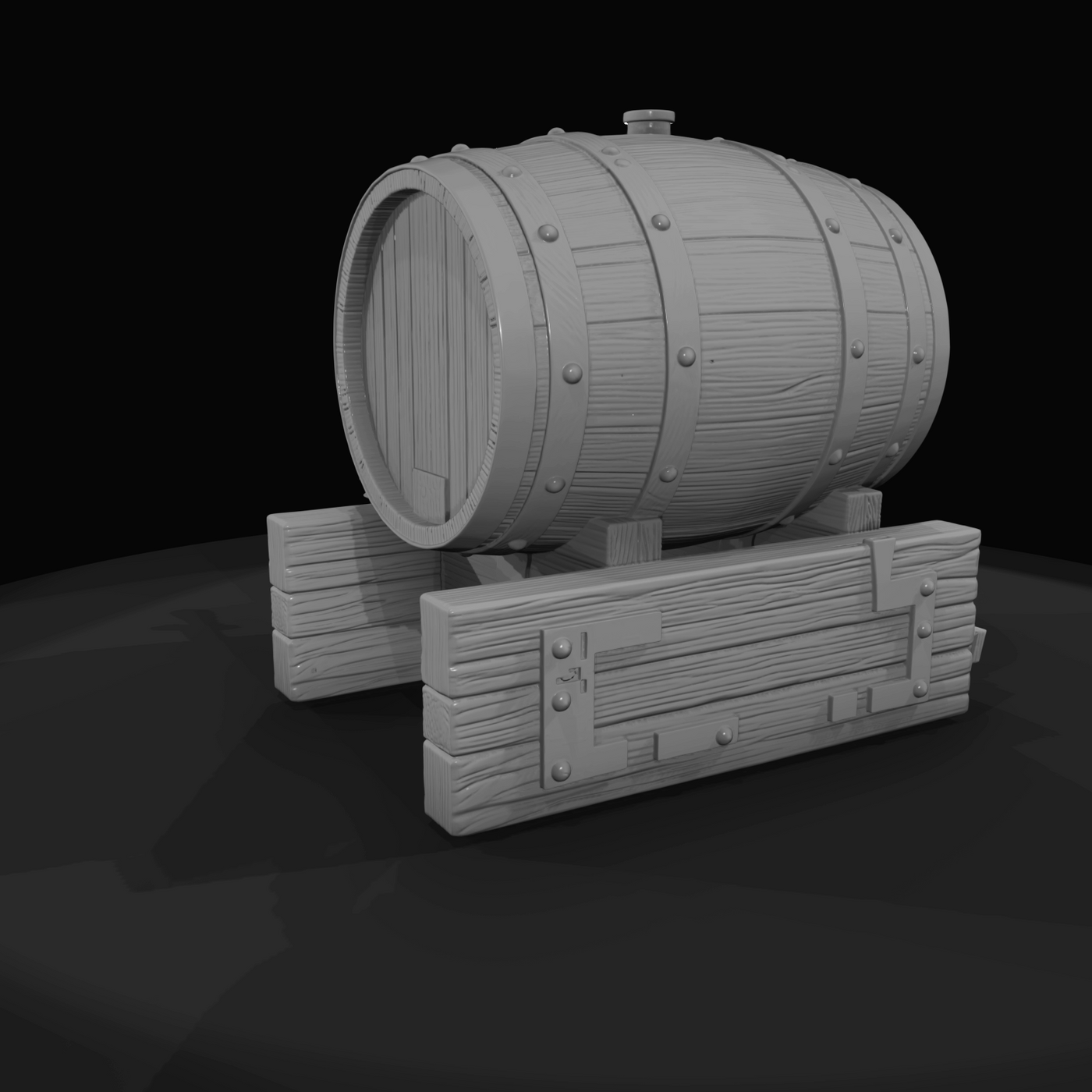 Traditional Pirates Ale Barrel With