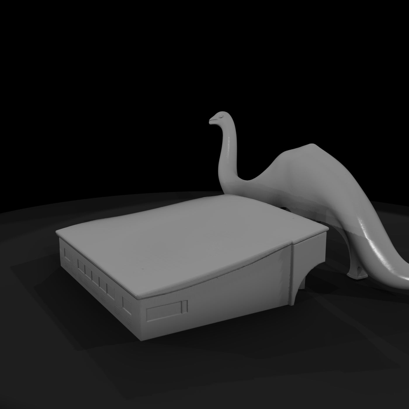 dinosaur-gas-station-miniature-948846