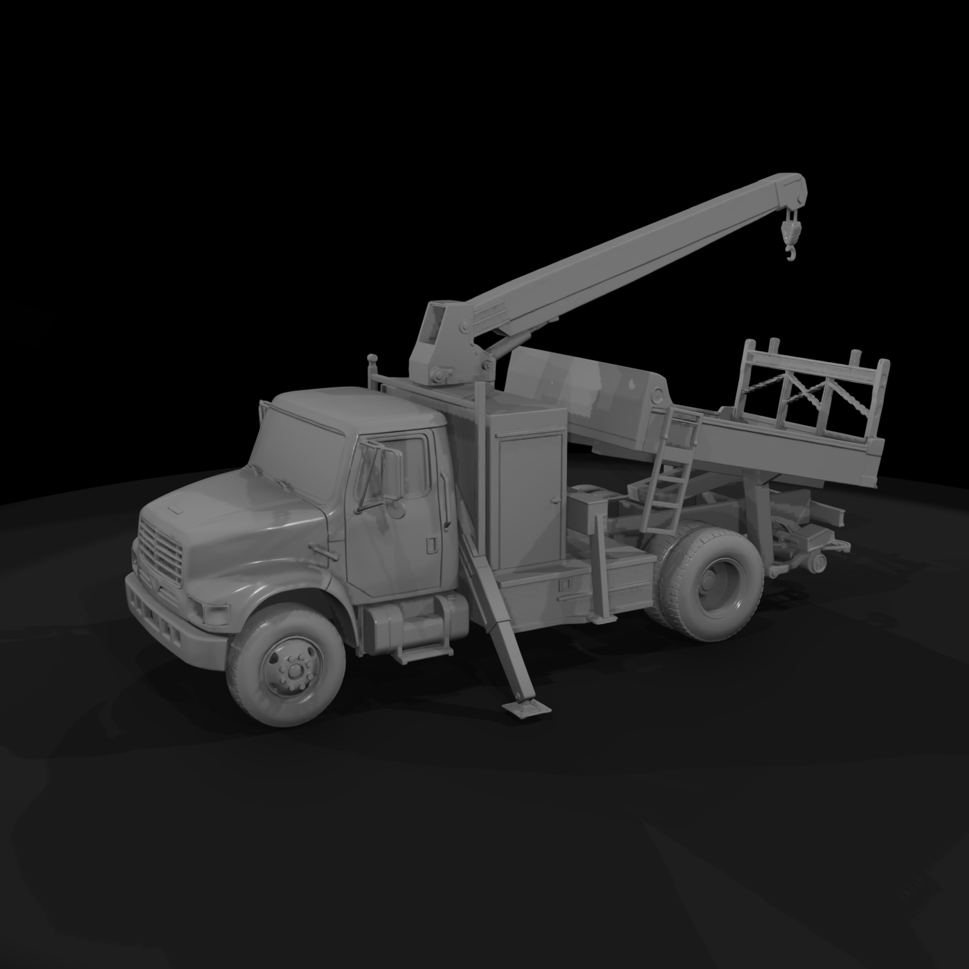 20260612 Flatbed Crane Truck Fd51A436A5