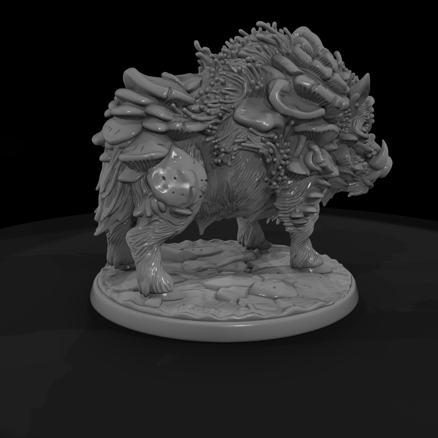 Fungal Boar Fantasy Beast
