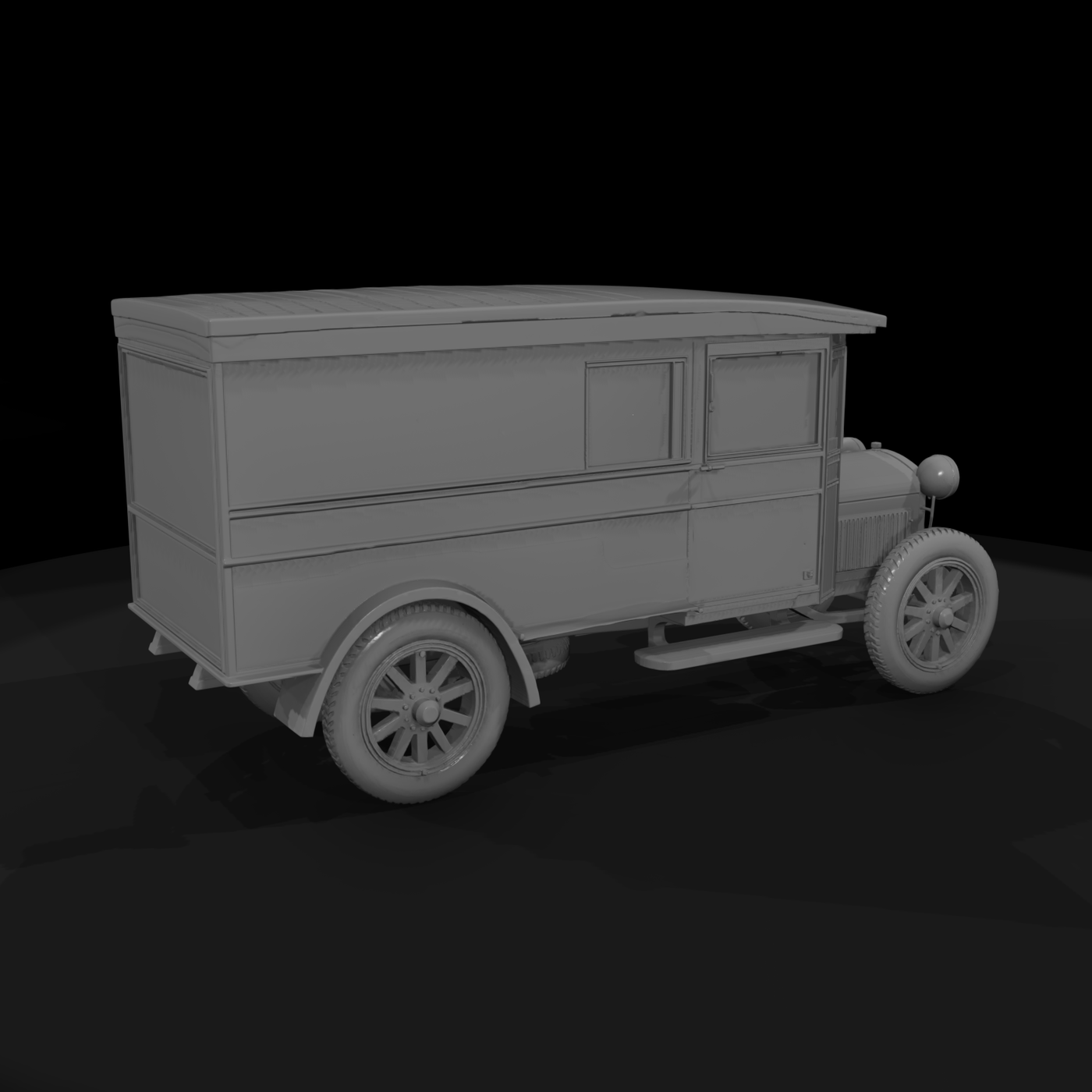 Vintage Panel Delivery Truck