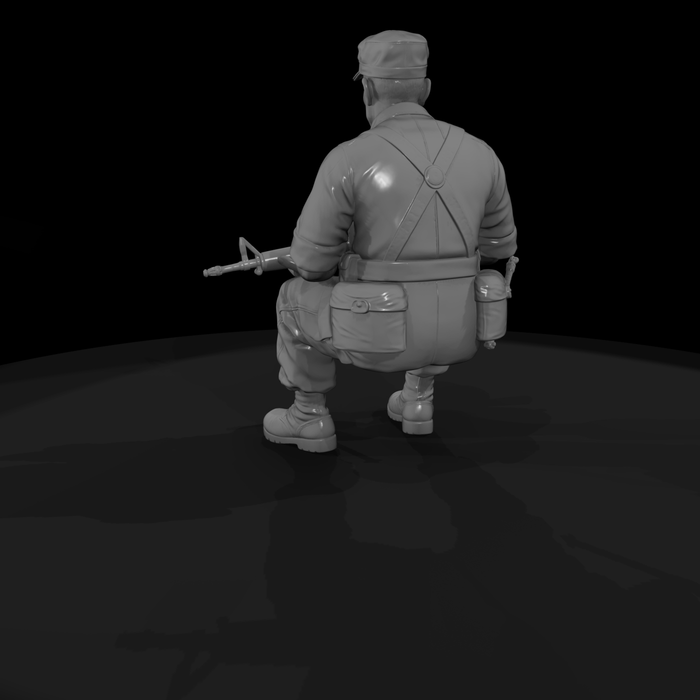 Vn Army 020 Vietnam U S Army Scout Figure
