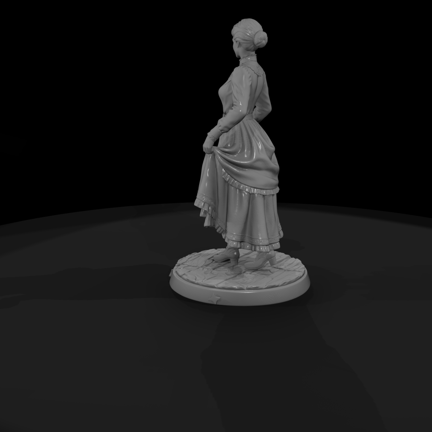 Ww 0230 Townsfolk Skirt Dancer