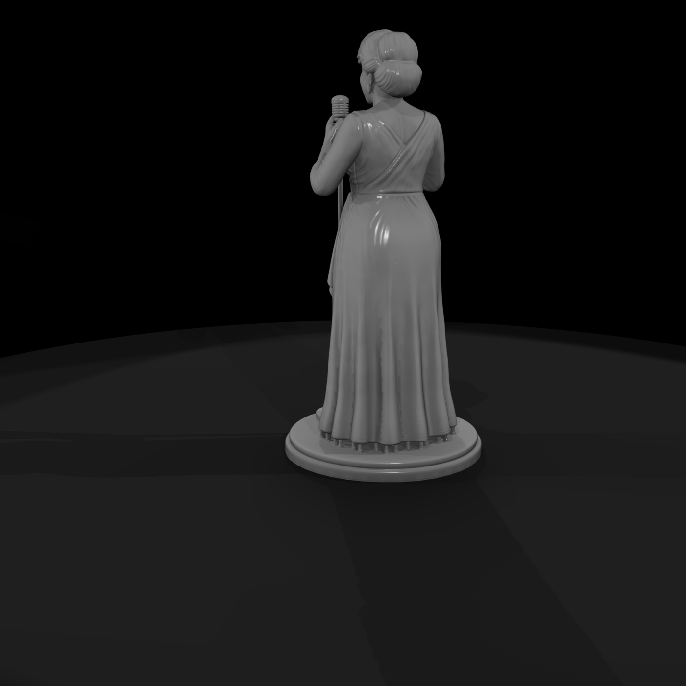 Opera Soprano Mid-Aria
