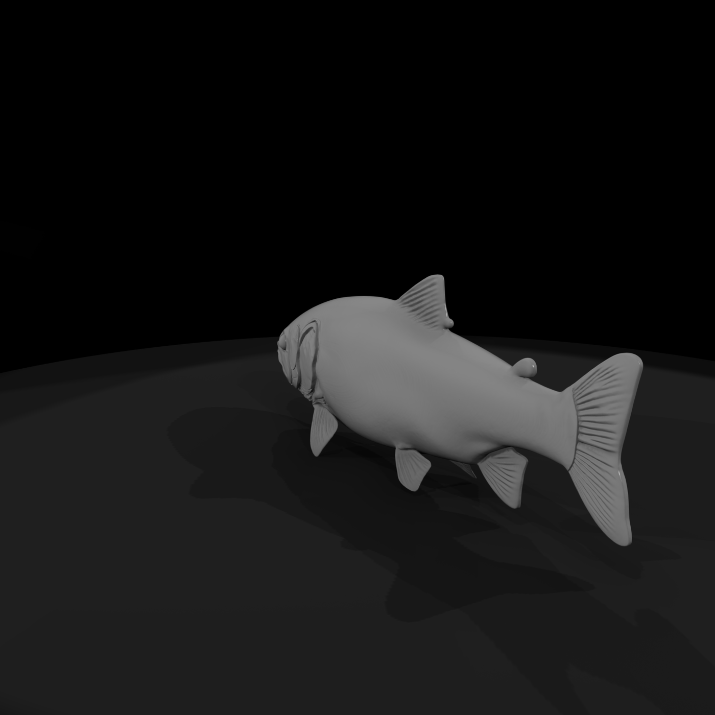 Realistic Sculpted Salmon