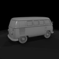 untextured_classic_vw_microbus_3d_model — thumbnail 5