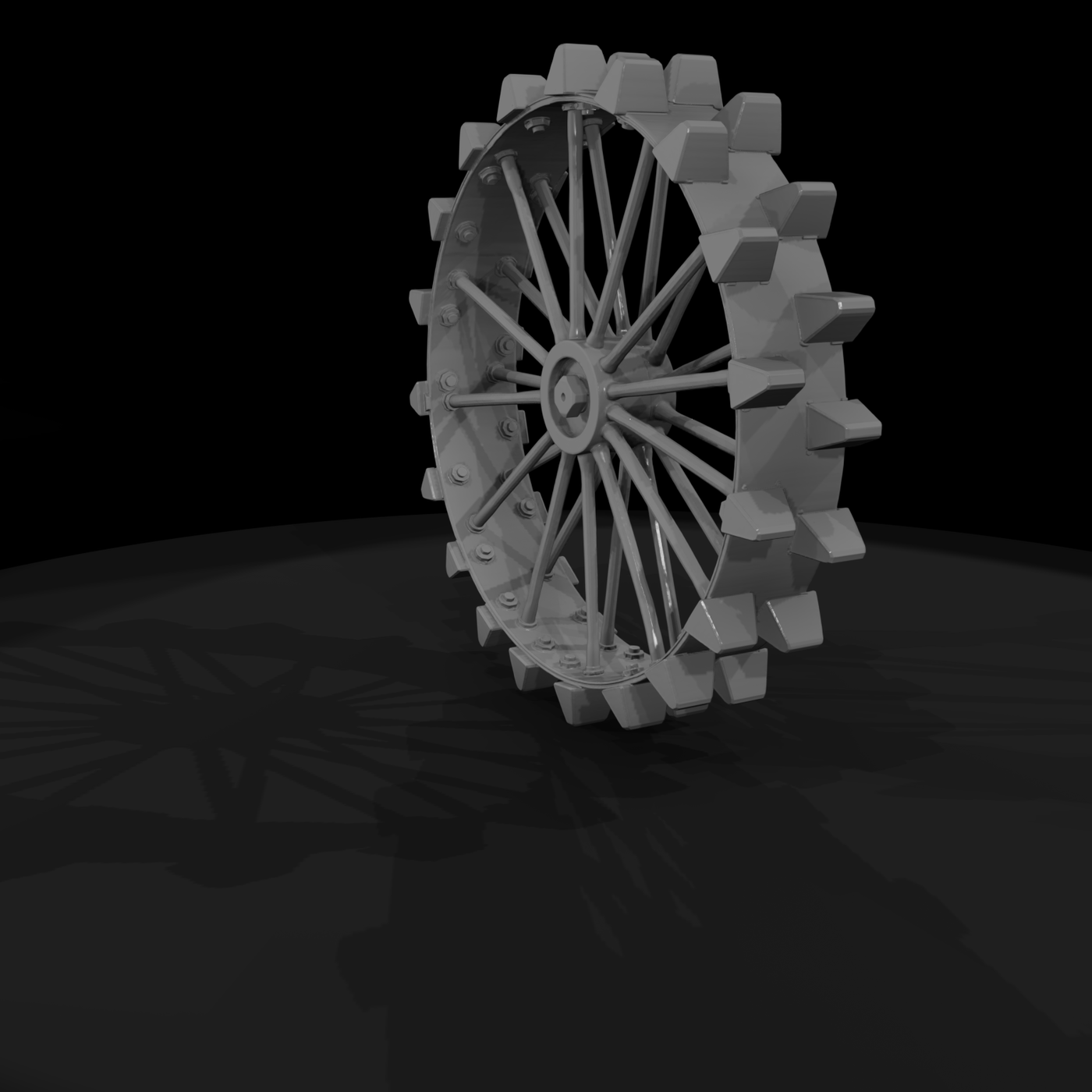 Lugged Tractor Wheel — Farm