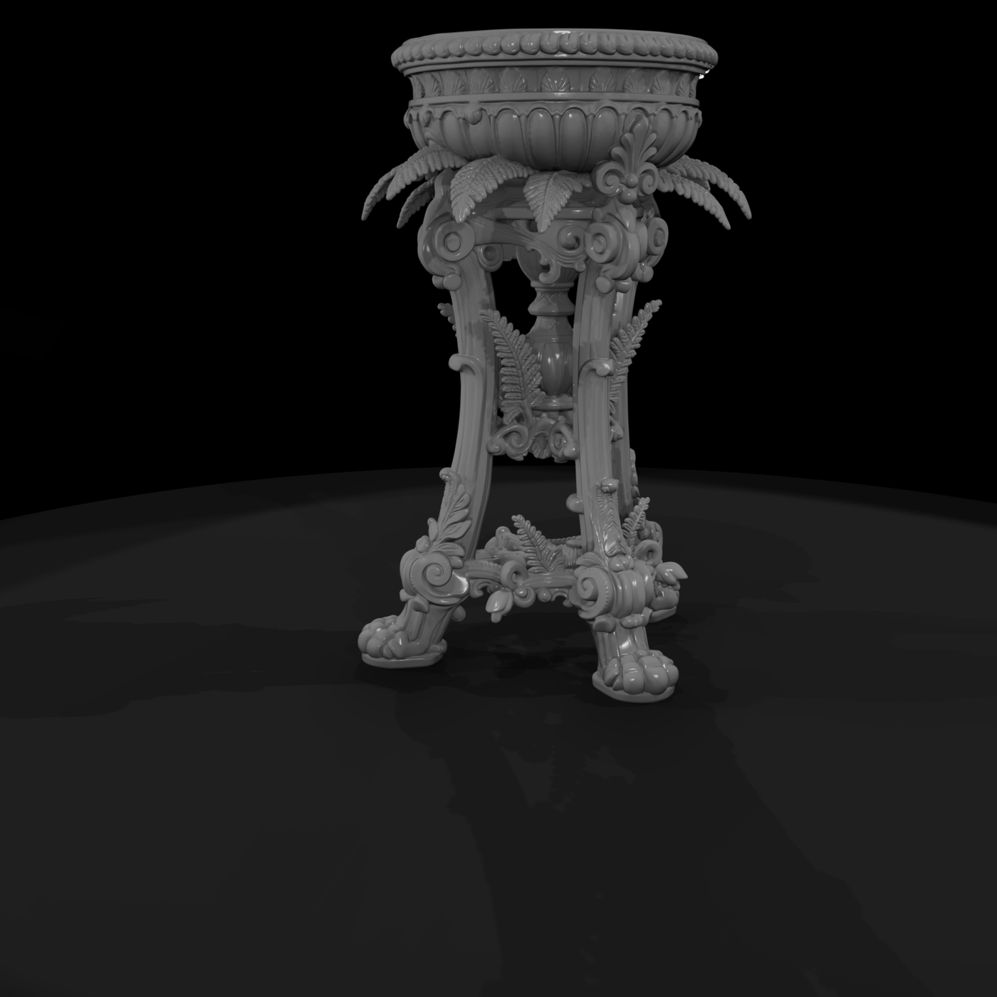 Ornate Fern Plant Stand