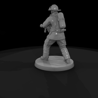 Firefighter Working the Nozzle — thumbnail 6