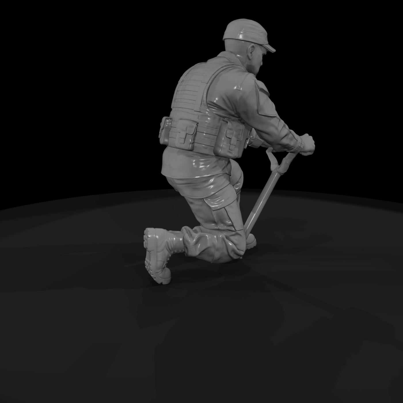 Mod Army 071 Modern U S Army Mortar Crewman Figure