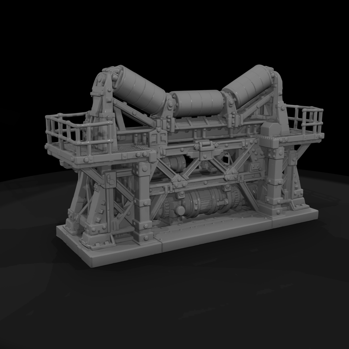 Industrial Conveyor Roller Support Frame