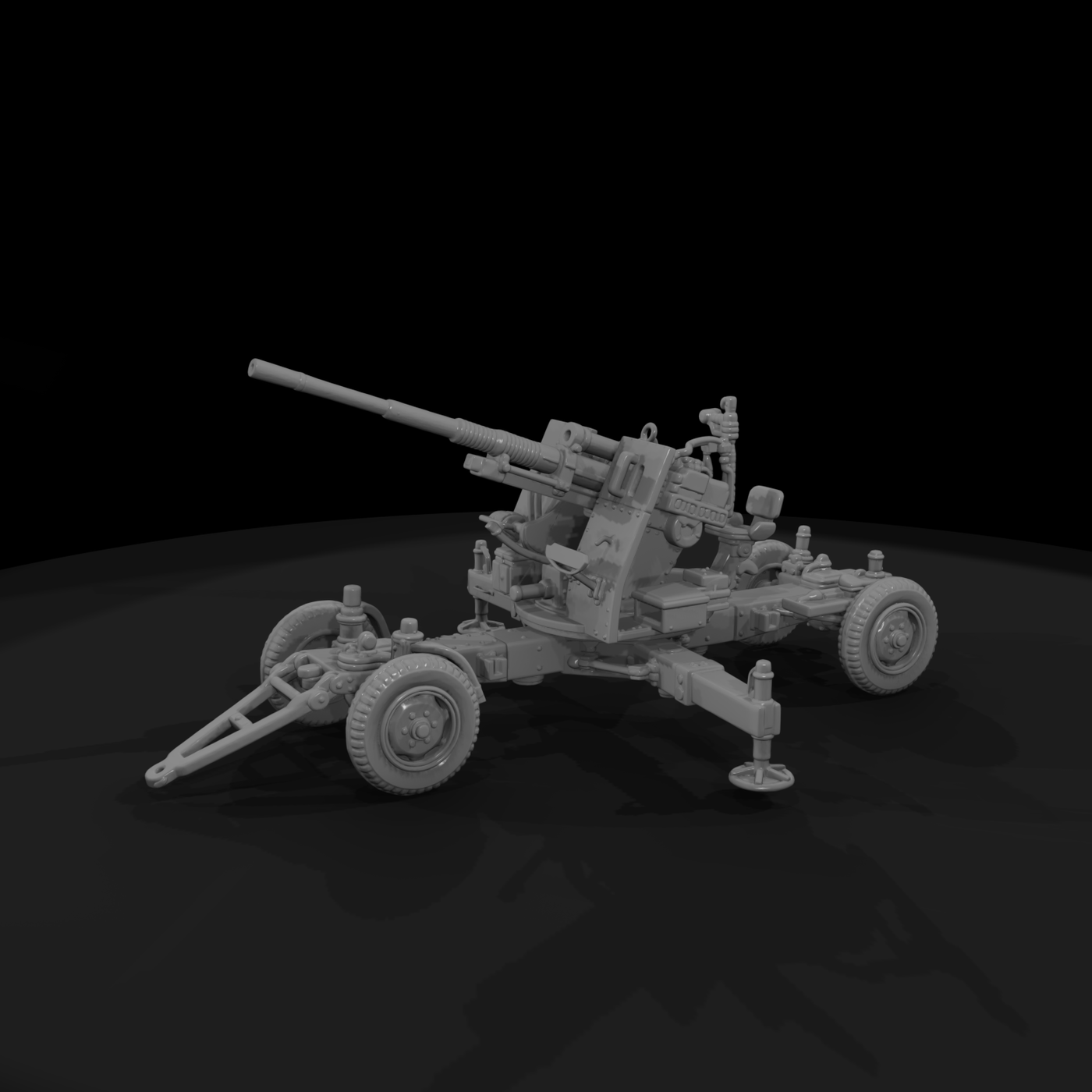 Mil 107 Ww2 Pacific 40Mm Bofors Aa Gun